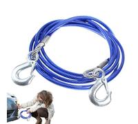 Fil d'acier Fil de remorque, câble de remorque robuste - Ceinture de remorque lourde pour véhicule,Installation facile, fournitures de voiture, résistant à l'usure pour les activités de plein air