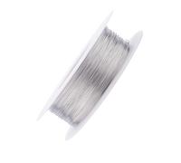 Fil d'acier inoxydable 304, 0,04 mm, fil d'acier souple, fil d'acier inoxydable massif nu, monoconducteur, fil de fer souple, fil de bricolage inoxydable