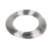 ZALINA Fil d'acier Inoxydable 304 Fil d'acier Doux/Dur 0.1/0.2/0.3/0.5/0.6 monobrin Rond Brillant Soie 1pc (Color : 0.1mm-Hard, Size : 100 Meters)