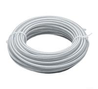 Fil d'acier renforcé en nylon de 3 mm pour tondeuse à gazon, corde de coupe longue durée, rouge, blanc, noir, argent, outil de jardin, accessoire pour les tâches d'aménagement paysager intensif (A)