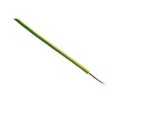 Fil d'alimentation ?lectrique HO7V-U 1,5 Jaune/Vert - 10m