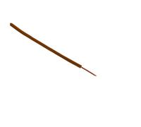 Fil d'alimentation ?lectrique HO7V-U 2,5mm? Marron - 10m