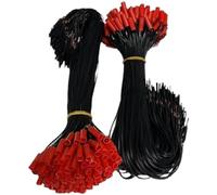 Fil d'Allumage Pyrotechnique - Câble d'Allumeur pour Feux d'Artifice, 50 Unités, 50 cm, Noir - Zenda Club®