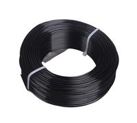 Fil d'aluminium 1 grand rouleau de fil d'aluminium souple 0,8 mm/1,5 mm/2, mm/3 mm for la fabrication bijoux et perles(Black,2.5mm (38 meters))