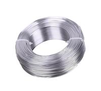 Fil d'aluminium 1 grand rouleau de fil d'aluminium souple 0,8 mm/1,5 mm/2, mm/3 mm for la fabrication bijoux et perles(Matte Silver Color,2.0mm (47 meters))