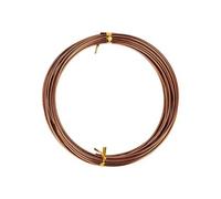 Fil d'aluminium 5 m x 1,5 mm - bronze