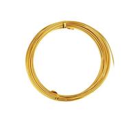 Fil d'aluminium 5 m x 1,5 mm - doré