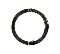 Fil d'aluminium 5 m x 1,5 mm - noir