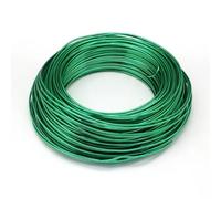 Fil d'aluminium 500g 0.6/1.2/1.5/2.0/3.0mm fil d'aluminium bijoux à bricoler soi-même composants accessoires trouver faire des colliers Bracelets artisanat fournitures (Color : Green, Size : 1.0mm 2