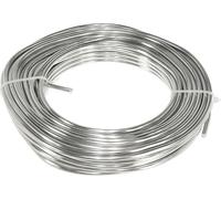 Fil d'aluminium argenté brillant 1kg - Fil pour bricolage et décoration Ø5mm pour projets créatifs, décoration et DIY