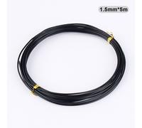 Fil d'aluminium en forme de bonsaï de jardin,1.0mm,1.5mm,2.0mm,3mm,4mm,5mm,noir,six TANfor jardin et plante dépasse - Type 1.5mm
