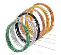 Fil D'Aluminium Fil d'aluminium plat de 59 m (calibre 18) for fabrication bijoux artisanaux Pour le processus