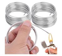 Fil d'aluminium Fil de soudure universel en aluminium, acier inoxydable, cuivre, fer, basse température, rouleau fil(2.0MM,8M)