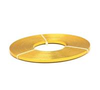 Fil d'aluminium imprimé plat, 10 m/Lot, 5x1mm, matériaux artisanaux de couleur, bricolage bracelets et colliers for femmes, fabrication bijoux(BYHLX 014 10M)