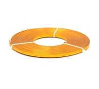 Fil d'aluminium imprimé plat, 10 m/Lot, 5x1mm, matériaux artisanaux de couleur, bricolage bracelets et colliers for femmes, fabrication bijoux(BYHLX 017 10M)