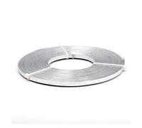Fil d'aluminium imprimé plat, 10 m/Lot, 5x1mm, matériaux artisanaux de couleur, bricolage bracelets et colliers for femmes, fabrication bijoux(BYHLX 001 10M)