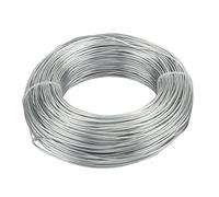 Fil d'aluminium plaqué or for bijoux, 1 mm/1,2 mm/1,5 mm/2 mm/2,5 mm/3 mm, for accessoires de bricolage(Silver,1.2mm 10meter)