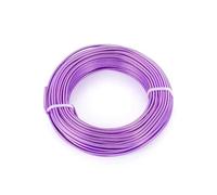 Fil d'aluminium pliable, 500g, 0.8/1/1.2/1.5/2/3/2.5/3.5/4mm, fournitures for la fabrication de bijoux, colliers, Bracelets, artisanat(MediumOrchid,1mm 200m)