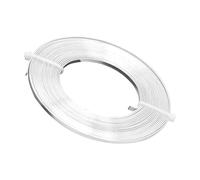 Fil d'Aluminium pour Artisanat - Fil Métal Souple pour Création de Bijoux - Câble Décoratif Artisanal pour Perles Crochet Tricot Boucles d'Oreilles Bracelets Fabrication de Bijoux Fêtes Artistes