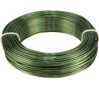 Fil d'aluminium vert Ø2mm Fil de bricolage Déco 500g 60m
