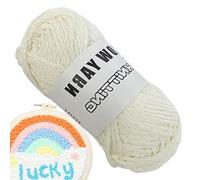 Fil dans l'Obscurité - 2mm Fournitures Douces Brillant Dans Le Noir| Laine de Crochet Épaisse pour Noël | Pour Nuit De Noël Thanksgiving Vacances Anniversaire Maison Dortoir Appartement