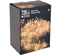 Fil d'argent CLUSTER Lights - 720 LED / 7,2m