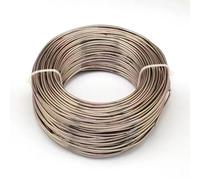 Fil d'Artisanat en Aluminium 0.5mm 0.8mm 1mm 1.2mm 1.5mm 2mm 2.5mm 3mm 3.5mm 4mm 5mm 6mm fil d'aluminium for la fabrication de bijoux Bracelet bricolage travail manuel fil de perles (Color : 15 Camel