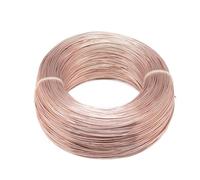 Fil d'Artisanat en Aluminium 0.5mm 0.8mm 1mm 1.2mm 1.5mm 2mm 2.5mm 3mm 3.5mm 4mm 5mm 6mm fil d'aluminium for la fabrication de bijoux Bracelet bricolage travail manuel fil de perles (Color : 4, Size