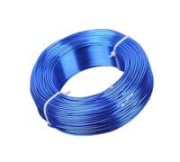 Fil D'Artisanat en Aluminium 1 grand rouleau de fil d'aluminium souple 0,8 mm/1,5 mm/2, mm/3 mm for la fabrication bijoux et perles(Blue,0.8mm (385 meters))