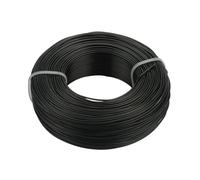 Fil D'Artisanat en Aluminium Fil d'aluminium plaqué for accessoires de bijouterie, 1 mm/1,2,5 mm/2, mm/3 mm, for fabrication bijoux(Black,3mm 3meter)
