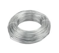 Fil D'Artisanat en Aluminium Fil d'aluminium plaqué for accessoires de bijouterie, 1 mm/1,2,5 mm/2, mm/3 mm, for fabrication bijoux(Silver,2mm 5meter)