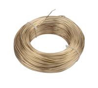 Fil D'Artisanat en Aluminium Fil d'aluminium plaqué for accessoires de bijouterie, 1 mm/1,2,5 mm/2, mm/3 mm, for fabrication bijoux(Silver champagne,2mm 5meter)