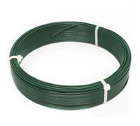 Linxor - Fil d'attache en Acier galvanisé plastifié pour Grillage ou Autre - 50 m x 1.3mm Ø - Vert