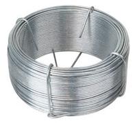 Fil d'attache en acier galvanisé pour grillage ou autre - 50 m x 1.3mm Ø - Gris Gris G