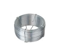 Linxor - Fil d'attache en acier galvanisé pour grillage ou autre - 50m x 1.5mm Ø - Gris