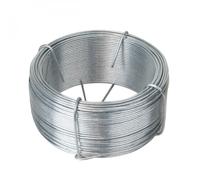 Fil d'attache en acier galvanisé pour grillage ou autre - 50m x 1.5mm Ø - Gris - Linxor