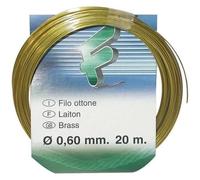 Fil d'attache - Laiton - 0,6 mm - 20 m