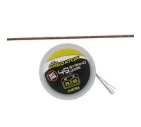 Fil de bas de ligne Fox Rage Predator Predator 65lb Blanc 10 m