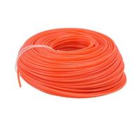 Fil de -bordure de 3 mm en nylon de haute qualité durable rond de rechange pour tondeuse à gazon et -bordures Orange 120 m 393,7 pieds 985 g