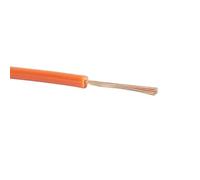 Fil de branchement flexible isolé en PVC multicolore 16 AWG, 300/500 V, longueurs de 5 à 10 mètres(Orange,10m)