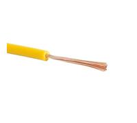 Fil de branchement flexible isolé en PVC multicolore 22 AWG, 300/500 V, longueurs de 5 à 10 mètres(Yellow,5m)