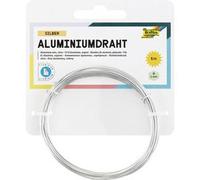 Fil de bricolage en aluminium, 1 mm x 5 m, argent