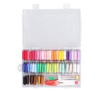 Fil de broderie 50 couleurs fil de point de croix fil de broderie ensemble pour broderie amitié Bracelet String Making Kit ménage