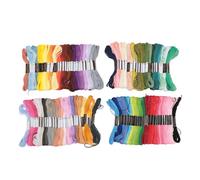 Fil de broderie Polyester durable couleurs riches en riches artisanat du point de croix bricolage ménage