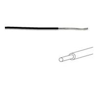 Fil De Cablage Ø0.5mm Noir Monobrin 0.2mm², Longueur : 100m Sur Rouleau G