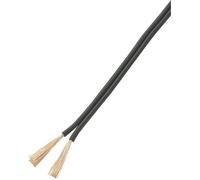 Fil de câblage 2 x 1 mm² noir 50 m - TRU COMPONENTS