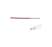 Fil De Cablage 7x0.193mm (0.20mm² ) Rouge, Multibrin, Longueur : 100m Sur Rouleau