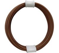 Fil de câblage Donau Elektronik 110-8 1 x 0.04 mm² marron 10 m