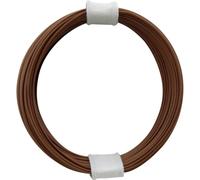 Fil de câblage Donau Elektronik 110-8 1 x 0.04 mm² marron 10 m