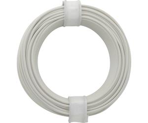 Fil de câblage Donau Elektronik 118-5 1 x 0.14 mm² blanc 10 m